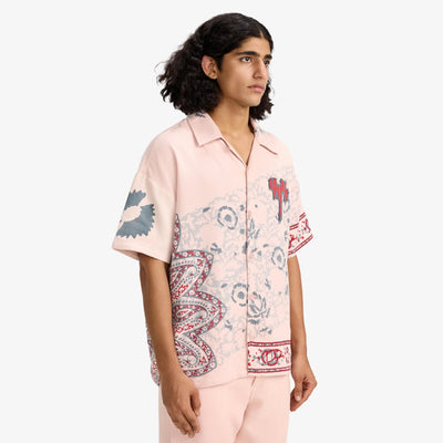 F A R A K | JAIPUR HANDMADE SHIRT { PINK/PINK