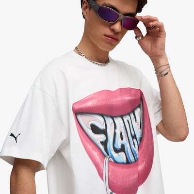 PUMA | A$AP ROCKY x PUMA FLACKO SMILE TEE { PUMA WHITE