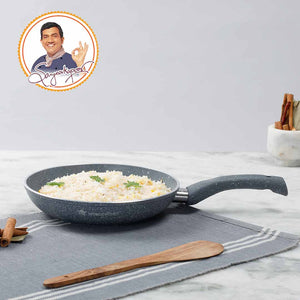 Granite Non-stick Fry Pan, Induction Bottom, by blacktree