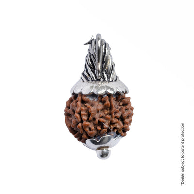 Adiyogi Pendant (6 Mukhi Nepali Rudraksha) With Chain
