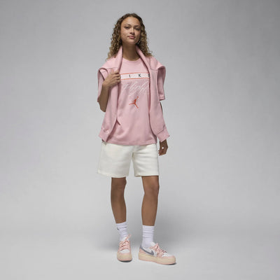 Nike | FLIGHT HERITAGE GRAPHIC TEE  { PINK GLAZE/COSMIC CLAY