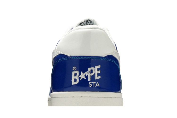 A Bathing Ape Bape Sta Low Patent Blue