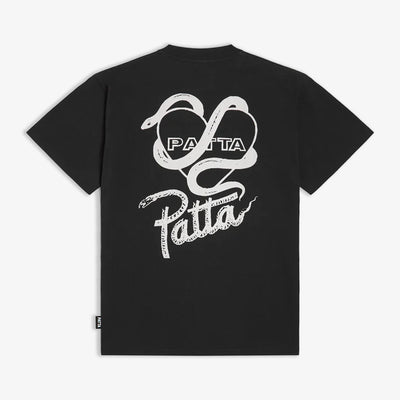 PATTA | PATTA SNAKE HEART T-SHIRT { BLACK