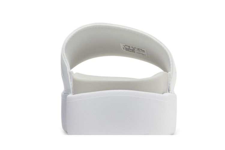 adidas Adilette Platform Slides Cloud White Zero Metalic Grey