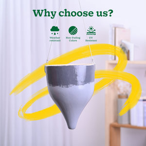 Ceramic Hanging Pot Cosmic Stone