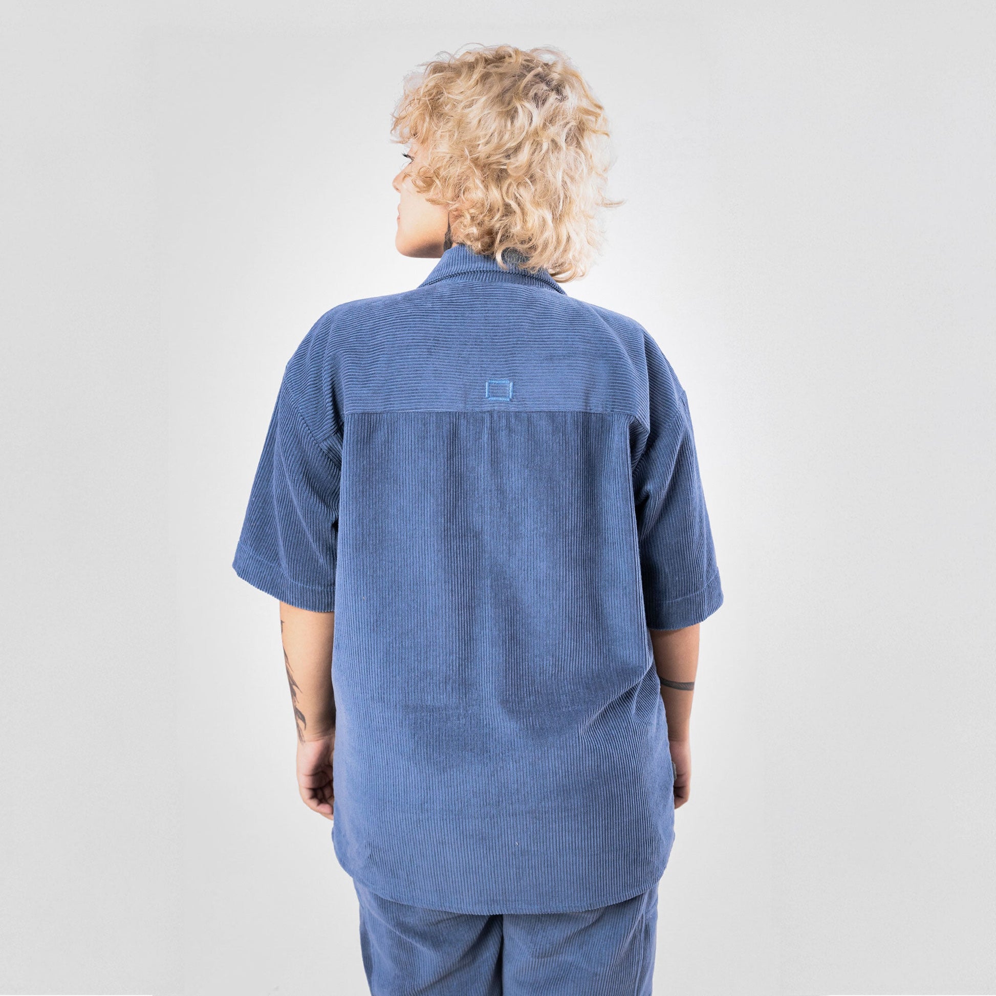 SUPERKICKS | CORDUROY SHIRT { ESTATE BLUE