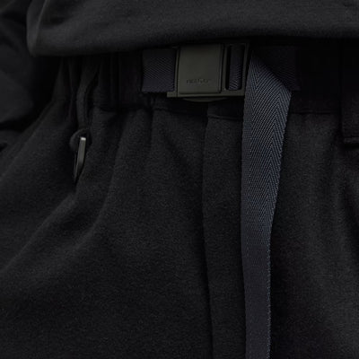 Y-3 | WOOL FLANNEL CARGO PANTS  { BLACK