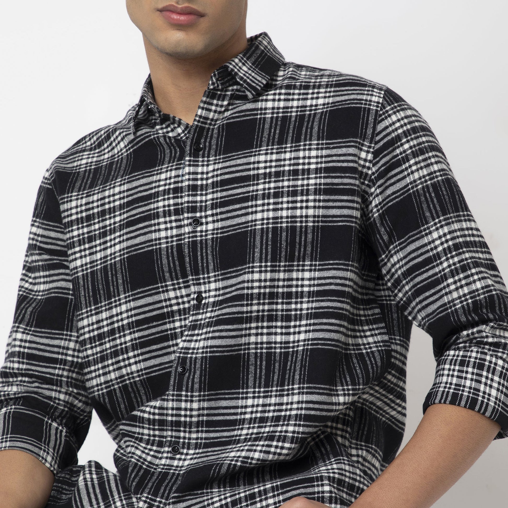 Cotton Checks Shirt