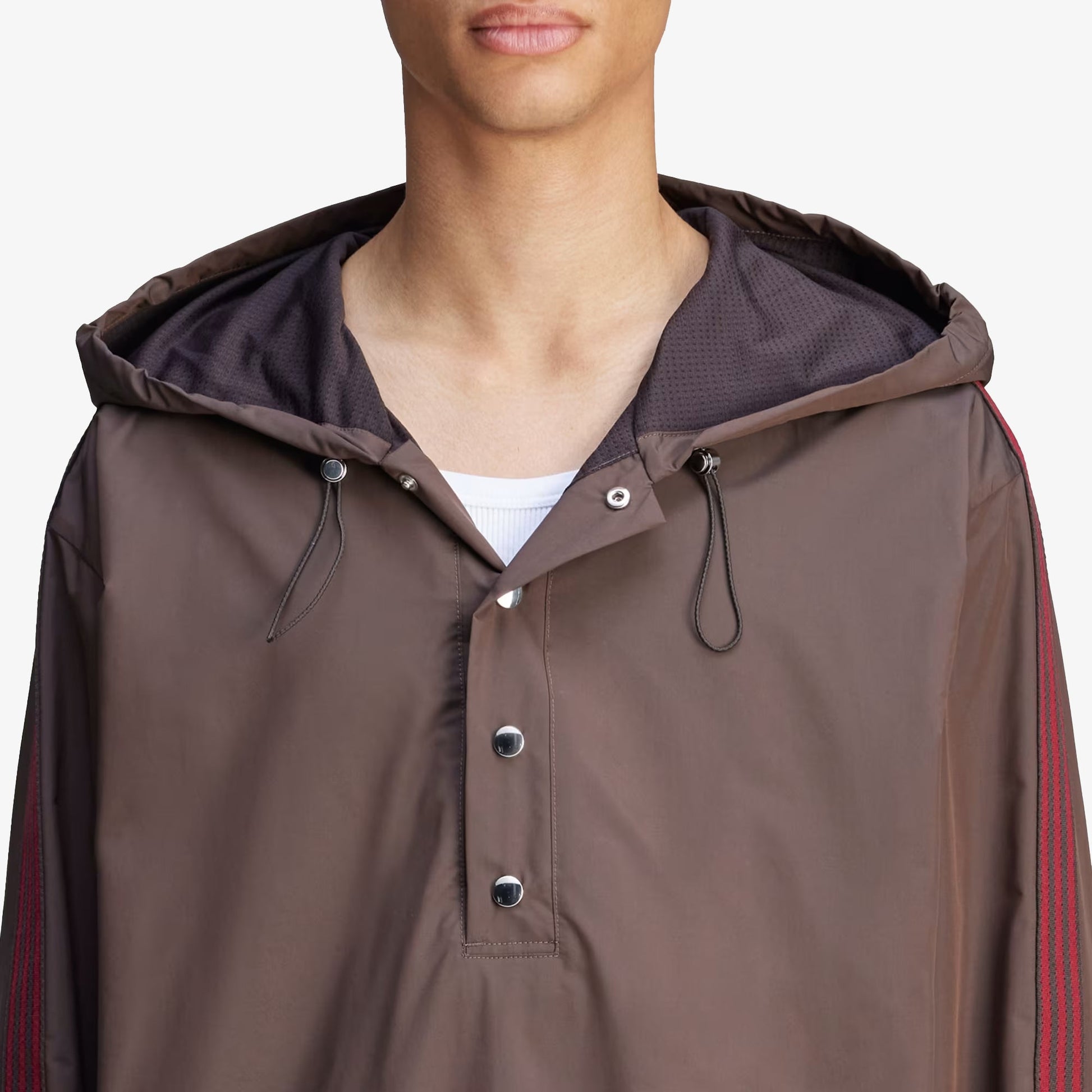 ADIDAS ORIGINALS | WALES BONNER ANORAK { NIGHT BROWN