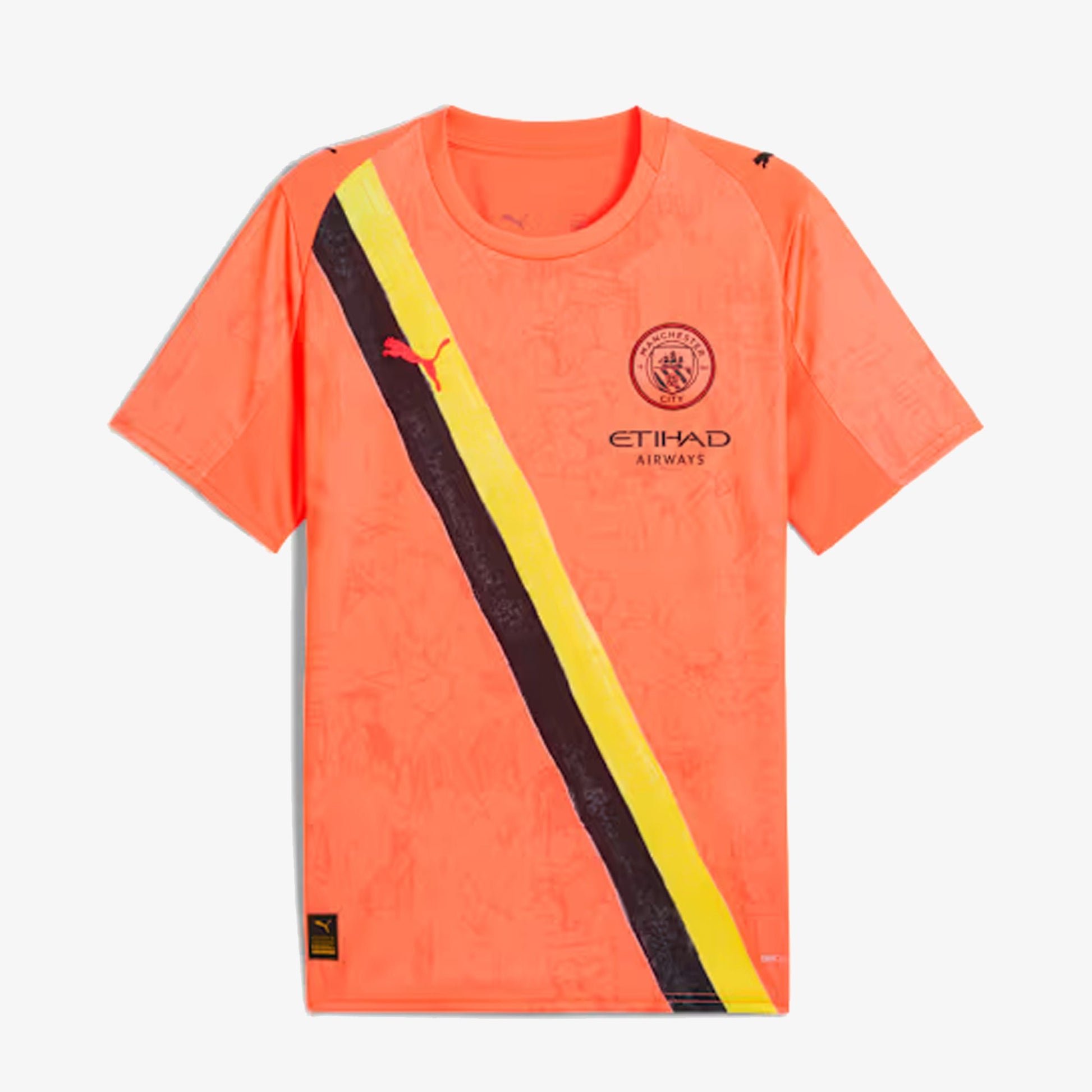 PUMA | X KIDSUPER MCFC PERFORMAANCE JERSEY { NEON SUN-PUMA BLACK