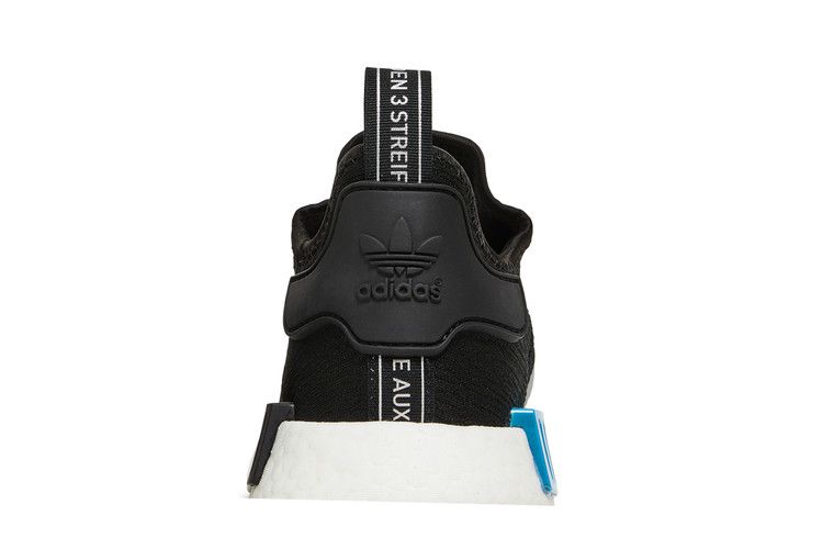 adidas NMD R1 Black Silver Solar Red