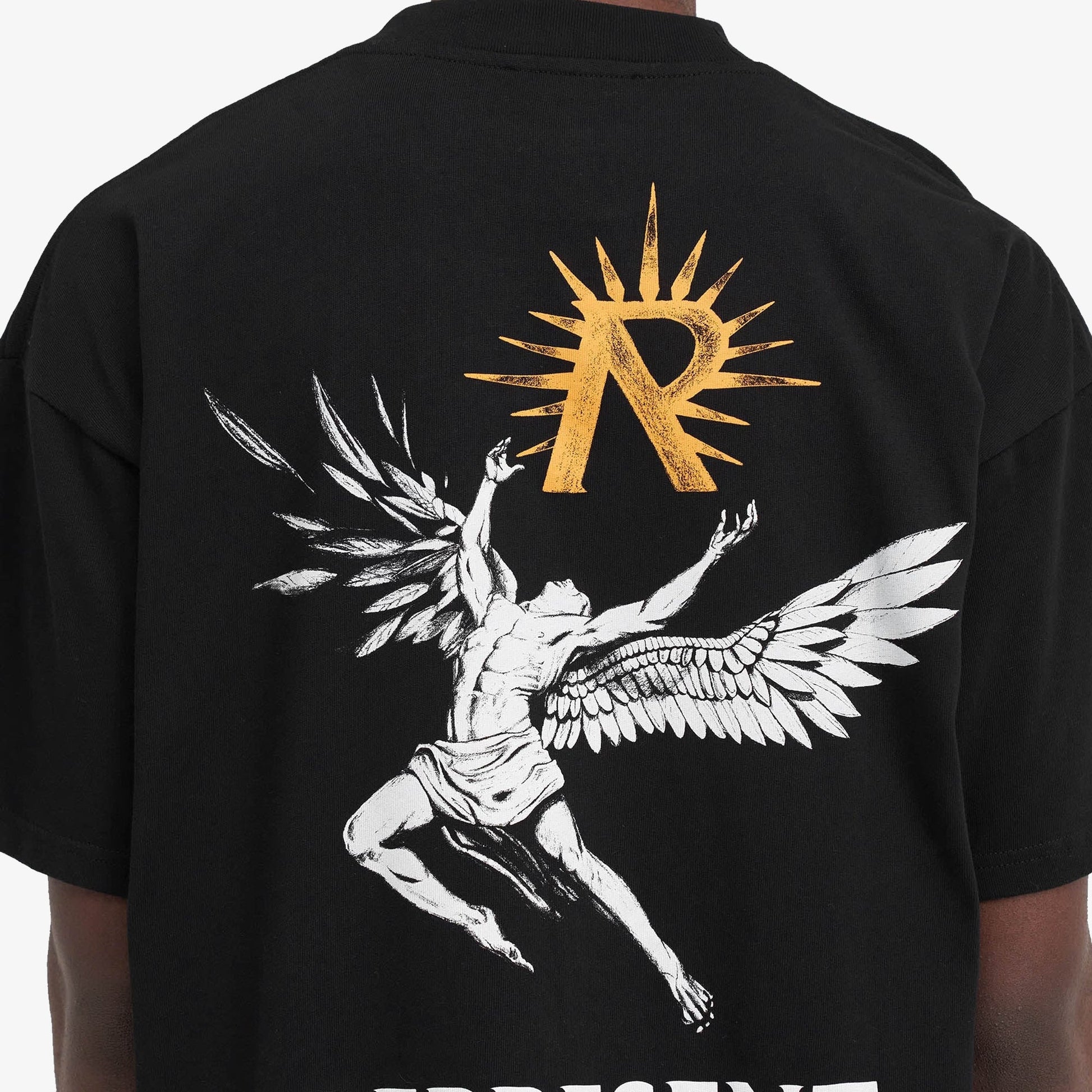Represent | ICARUS T-SHIRT  { JET BLACK