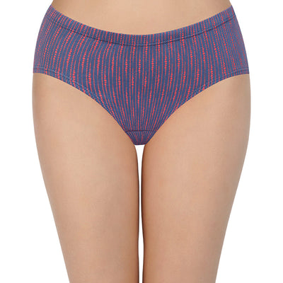 100% Cotton Hipster Panty Pack (Pack of 3) - D017 - Multi