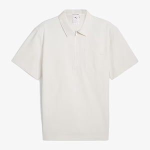 PUMA | MMQ HALF-ZIP SHIRT { ALPINE SNOW