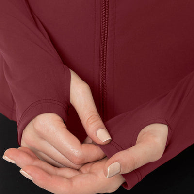 Energize Performance Full Sleeve Active Jacket - Chocolate Truffle