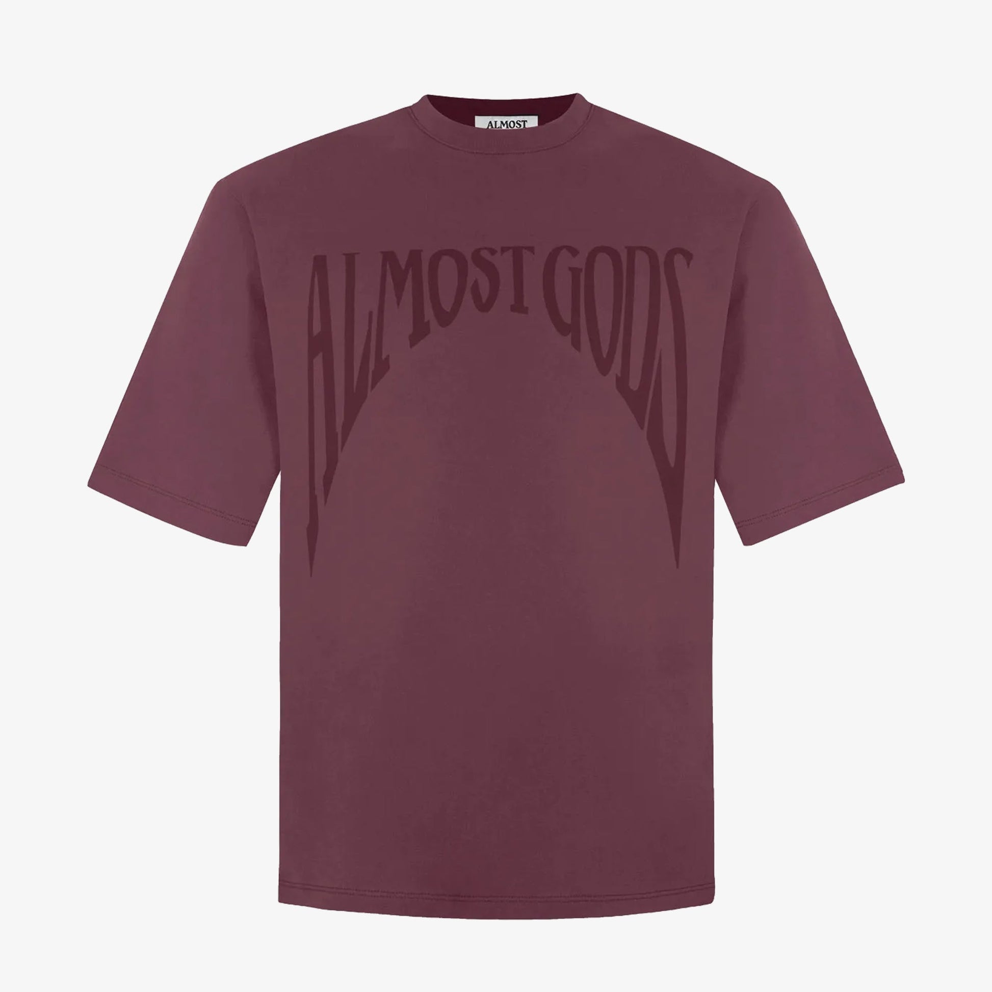 ALMOST GODS | GOTHIC RELAXED TEE { PLUM