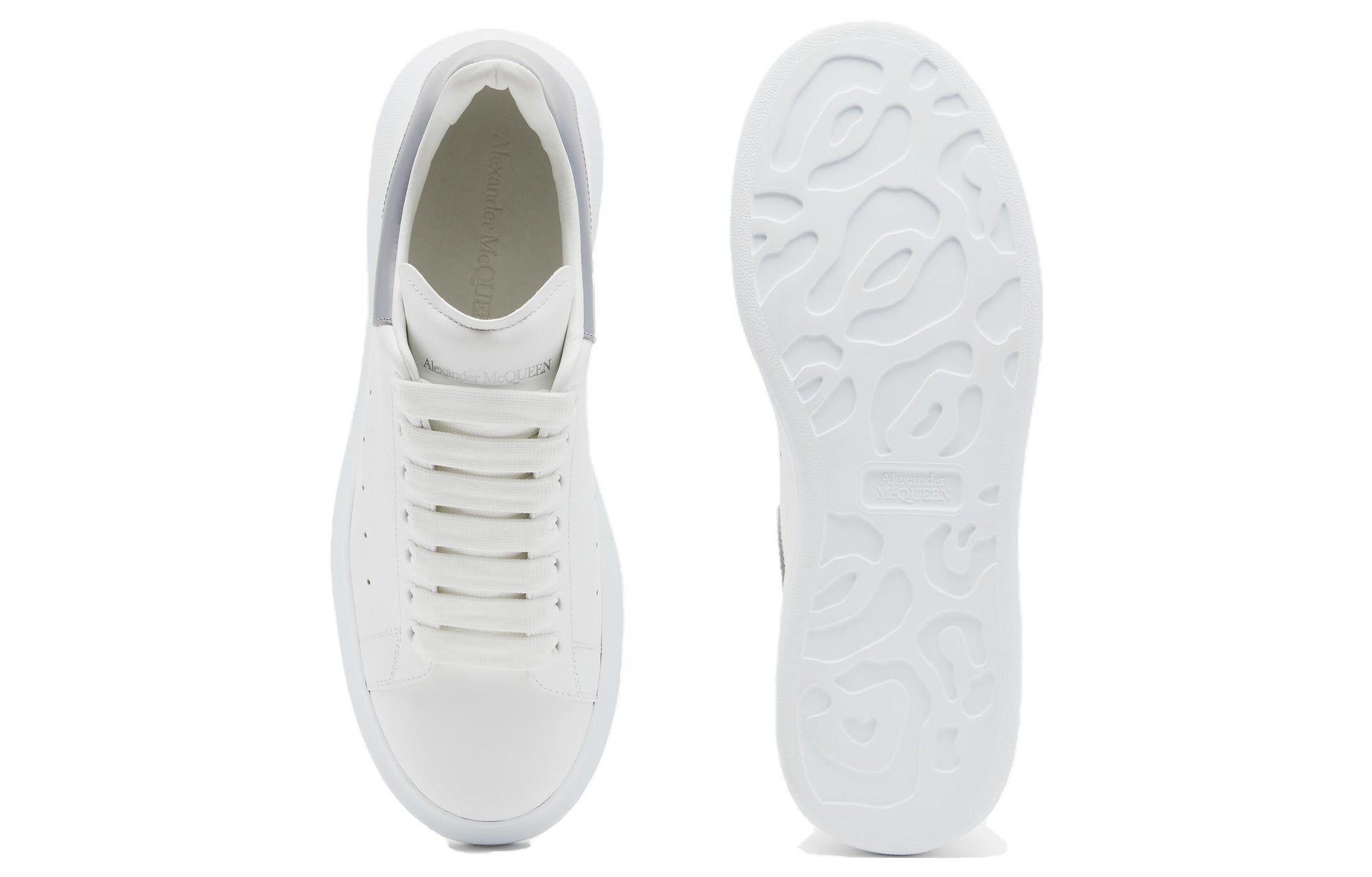 Alexander Mcqueen Oversized White Grey