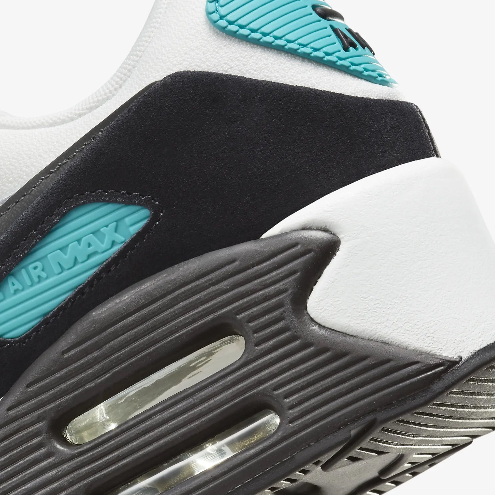 Nike | AIR MAX 90 LV8  { SUMMIT WHITE/SMOKE GREY-WOLF GREY-BLACK