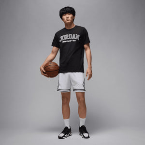 JORDAN | DRI-FIT MESH DIAMOND SHORTS { WHITE/BLACK/BLACK