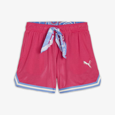 Puma | SUPERSTITION MESH BASKETBALL SHORTS  { ROSE-AOP