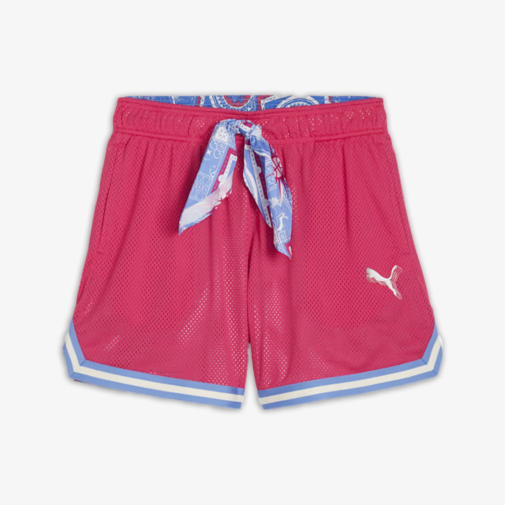Puma | SUPERSTITION MESH BASKETBALL SHORTS  { ROSE-AOP