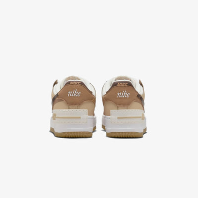 NIKE | AIR FORCE 1 SHADOW { SAIL/CACAO WOW-FLAX-SESAME