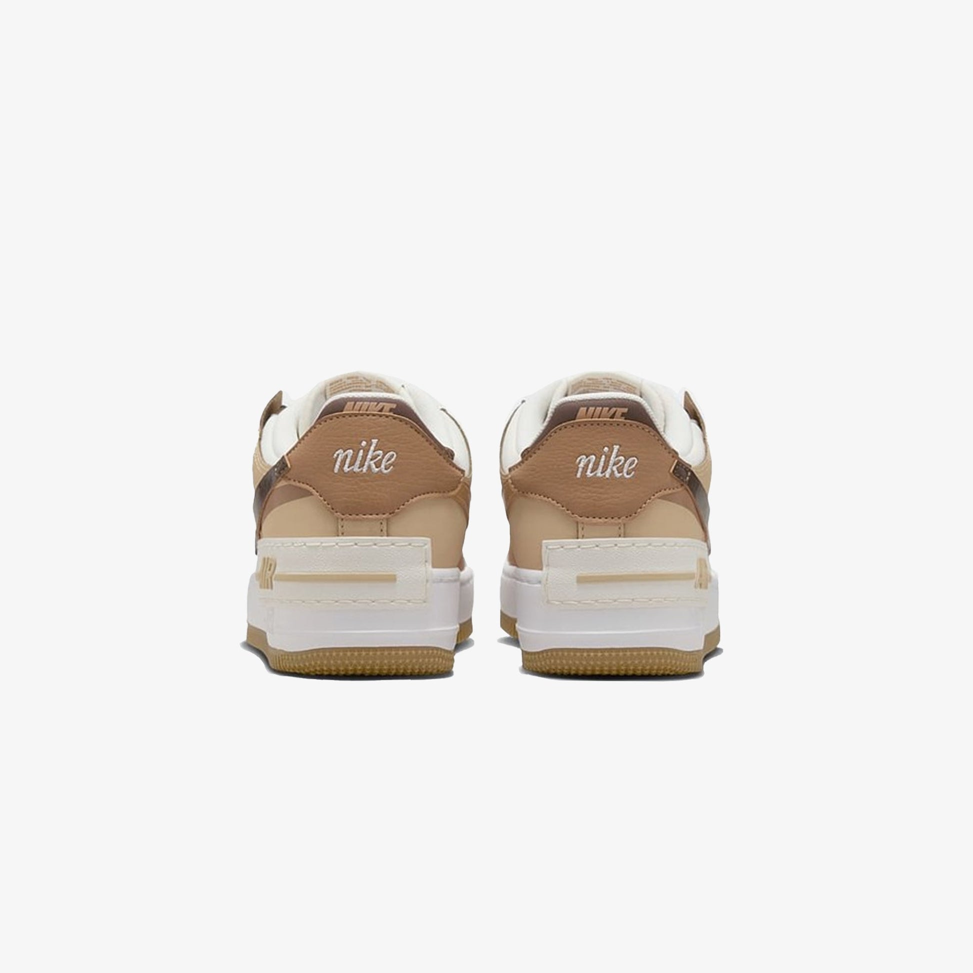 NIKE | AIR FORCE 1 SHADOW { SAIL/CACAO WOW-FLAX-SESAME