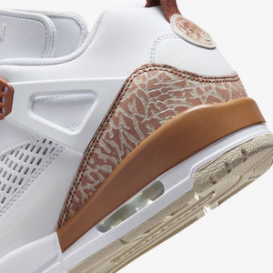 JORDAN | SPIZIKE LOW { WHITE/PINK OXFORD-ARCHAEO BROWN