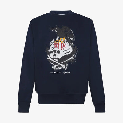 ALMOST GODS | NEVERMORE SWEATSHIRT { NAVY