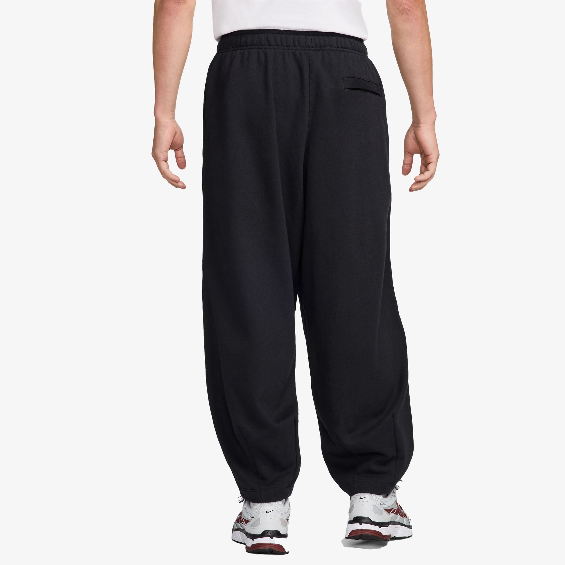 NIKE | OVERSIZED FRENCH TERRY PANTS { BLACK/BLACK/WHITE