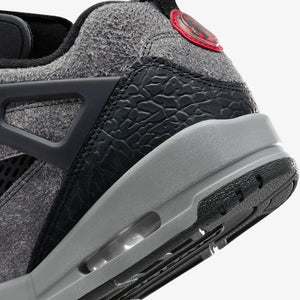 JORDAN | SPIZIKE LOW { ANTHRACITE/GYM RED-BLACK