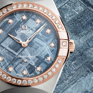 Omega Constellation Blue Dial Women 28mm