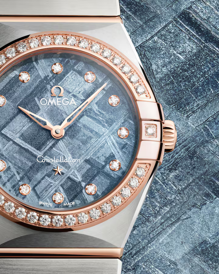 Omega Constellation Blue Dial Women 28mm