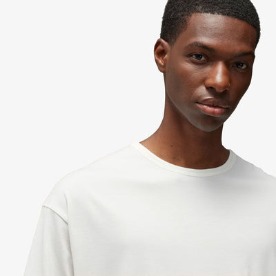Y-3 | BOXY SHORT SLEEVE TEE { OFF WHITE