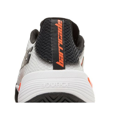 adidas Barricade White Black Solar Red