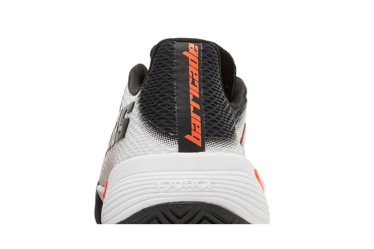 adidas Barricade White Black Solar Red