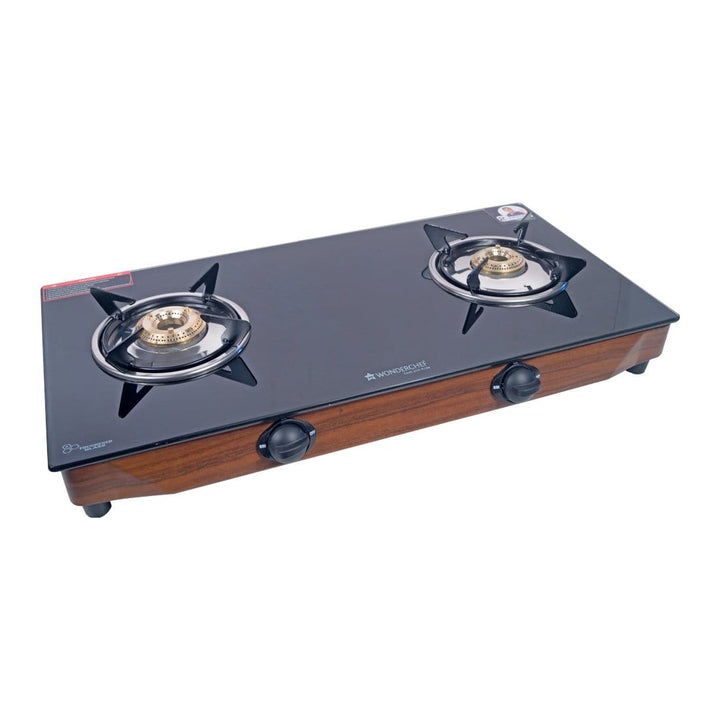 Eco Star 2 Burner Glass Cooktop,  Black 8mm