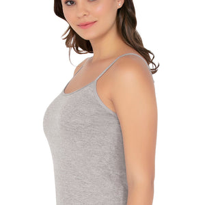 Cotton Camisole (Pack of 2) - Black-Grey