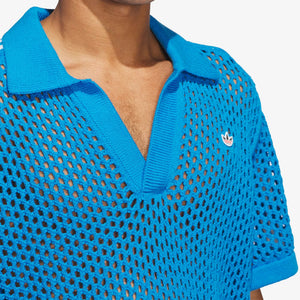 ADIDAS ORIGINALS | CLOT CROCHET POLO BY EDISON CHEN { BRIGHT BLUE