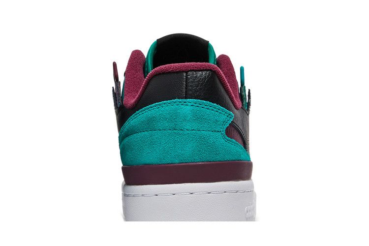 adidas Forum Exhibit Low Black Crimson Green