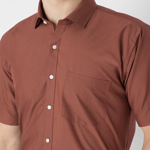Wrinkle Free Half Sleeve Shirt
