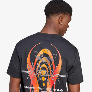 Adidas Originals | REKIVE GRAPHIC TEE  { BLACK