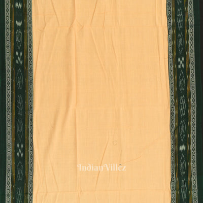 Green Cream  Maniabandha Sambalpuri Cotton Dress set & Dupatta