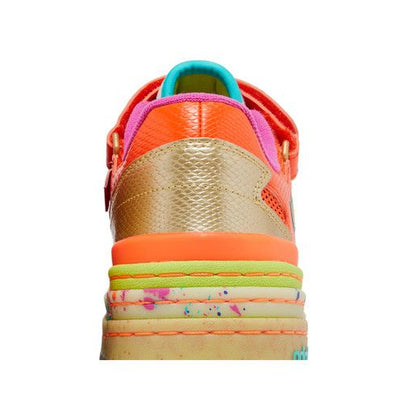 adidas Forum Lo Triple Platform Impact Orange Gold Metallic Semi Solar Orange (Women's)