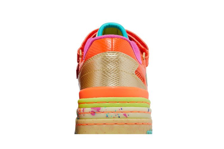 adidas Forum Lo Triple Platform Impact Orange Gold Metallic Semi Solar Orange (Women's)