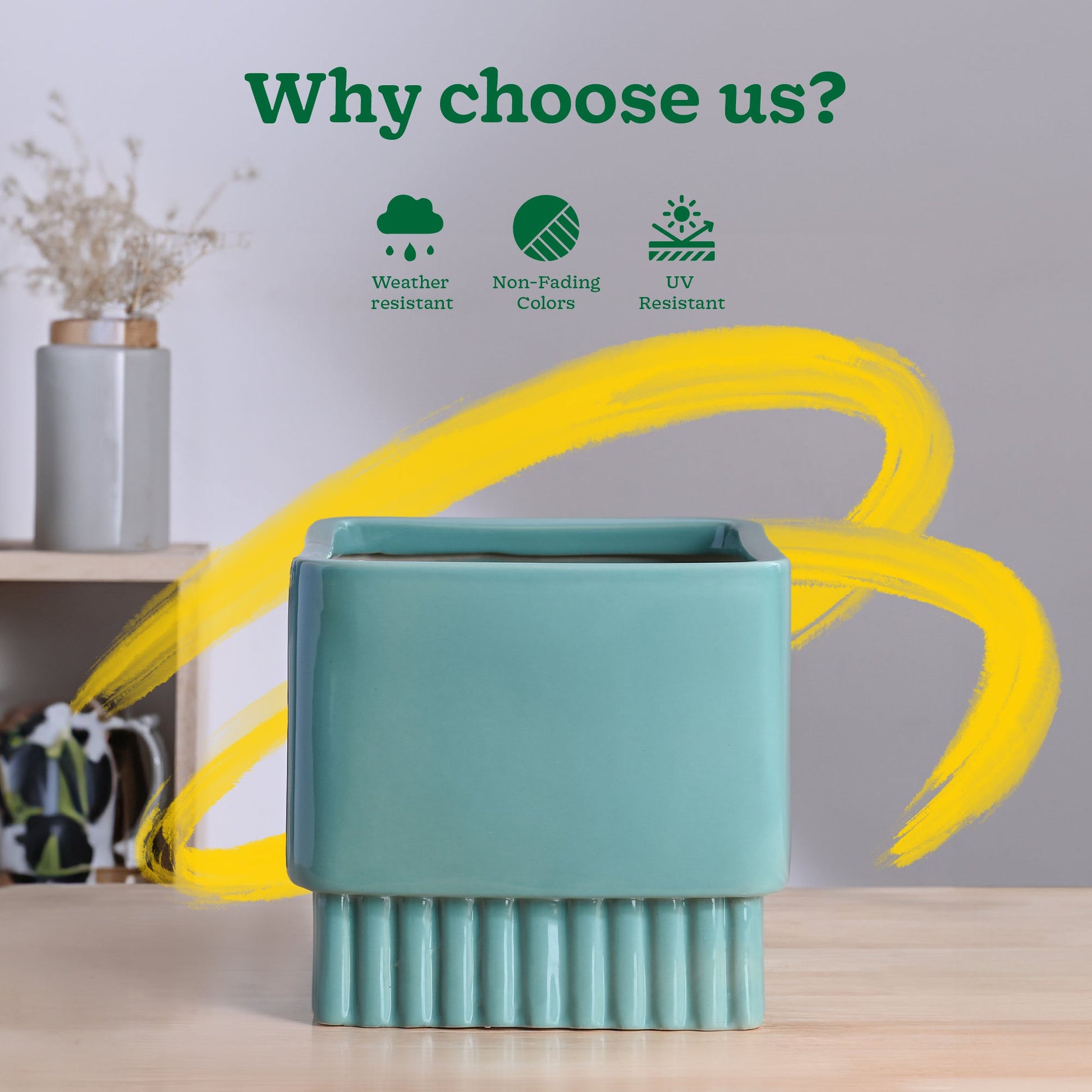 Immortal Nights Ceramic Planter