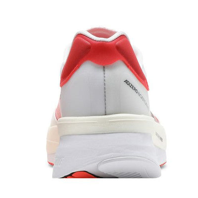 adidas Adizero Boston 10 White Black Solar Red