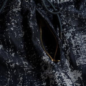 FDMTL | JACQUARD BORO PANTS { BLUE GREY