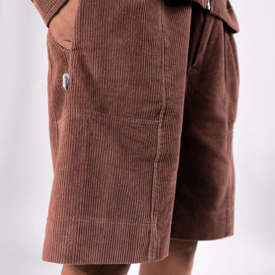 SUPERKICKS | CORDUROY SHORTS { MUD BROWN