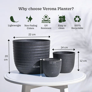 Verona Eco Planter - Set of 3